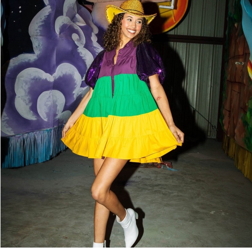 QOS MARDI GRAS DRESS